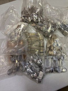 Lot of Vintage Silver Plated Spoons And Forks (over 600 Pieces)