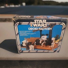 Vintage Kenner 1979 Star Wars Droid Factory Playset Not Complete w  Box used