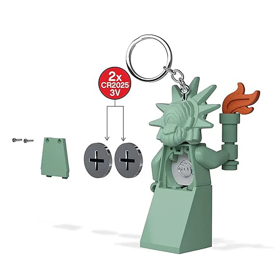 LEGO Kult Statue Of Freiheit Minifigur Schlüsselring Licht - Bild 4 von 4