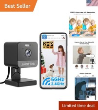 1080P Indoor Security Camera with 2-Way Audio, Night Vision  App Control