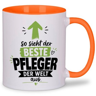 So sieht der beste Pfleger der Welt aus!   Tasse