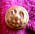 CIVIL WAR PERIOD CONFEDERATE STAFF OFFICER'S COAT BUTTON ALBERT CS-5-A 3 w/CASE