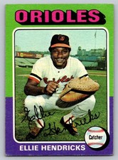 1975 Topps Baseball #609 Ellie Hendricks Orioles