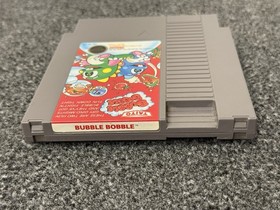 Bubble Bobble NES Nintendo Authentic Cartridge Collector Owned Plastic Protector
