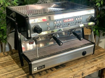 DALLA CORTE EVOLUTION 20.03 2 GRUPPEN SCHWARZE ESPRESSOKAFFEEMASCHINE...
