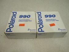 1.5 BOXES - POLAROID 990 HIGH DEFINITION INSTANT COLOR FILM - 30 TOTAL PICTURES