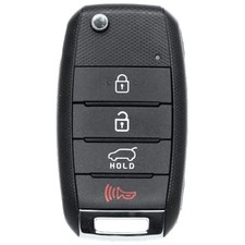 Replacement Keyless Entry Remote Flip Key Fob 2014-2016 Kia Sportage 4 Button