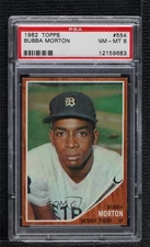 1962 Topps High # Bubba Morton #554 PSA 8 Rookie RC