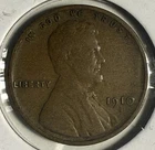 1910-S Lincoln Wheat Penny Cent - (12-12)