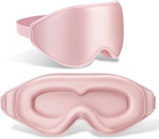 FlyCoco 99 Fully Block Out Light Eye Sleep Mask, 3D Deep Contoured Eyes Cover