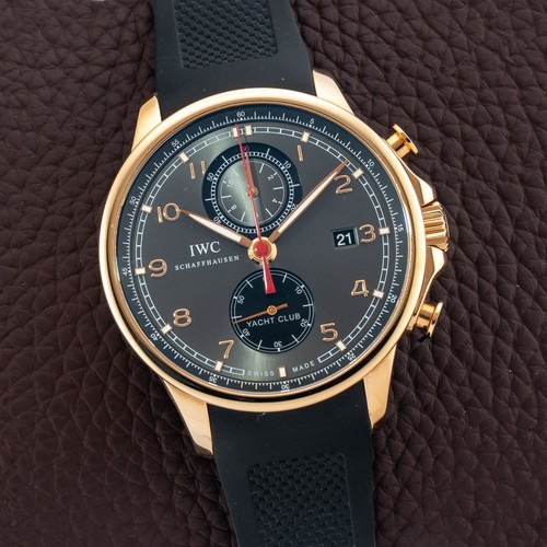 IWC Portugieser Yacht Club Chronograph 18k Rose Gold IW3902-09 - 100% Complete