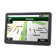 Touch Screen Navigation System Car GPS Navigator Speed Red Light Warning For
