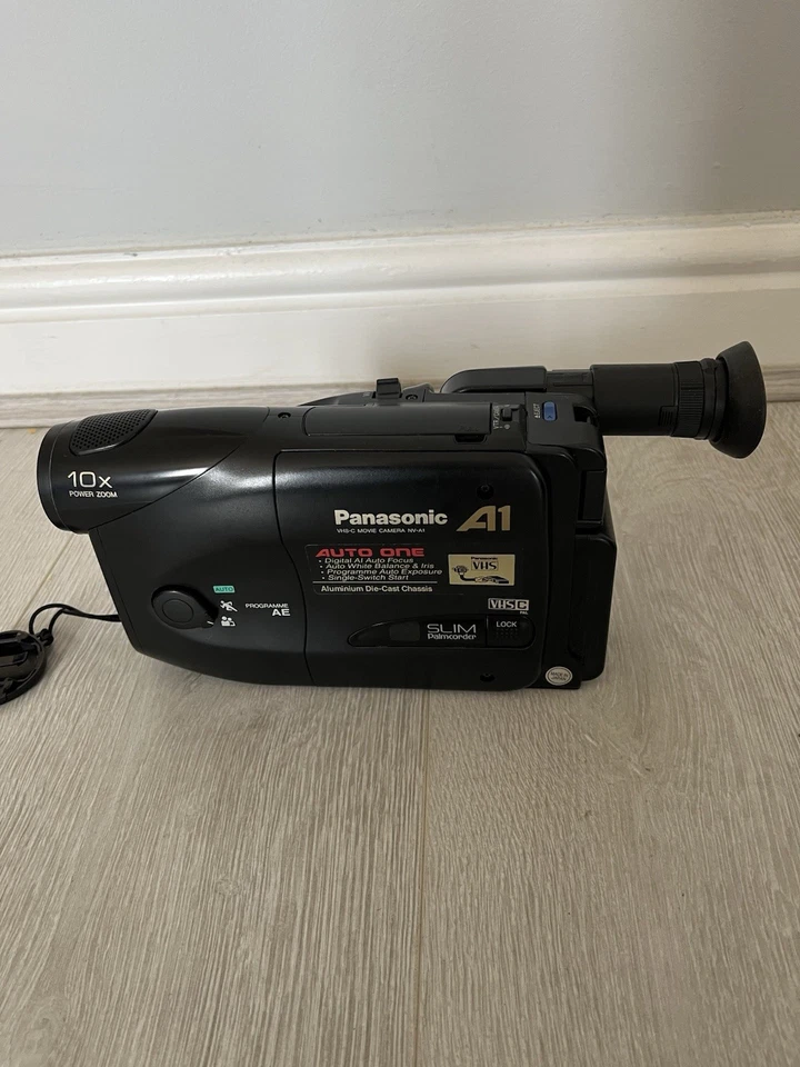 Retro Panasonic NV-A1B Camcorder Video Camera with Bag and Accessories - Working - Image 2 of 4