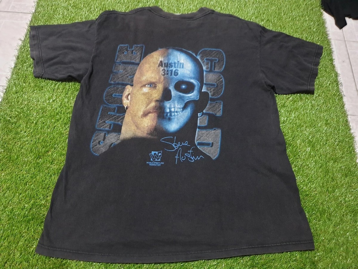 Rare Vintage 90s WWE WWF Stone Cold Steve Austin T Shirt Size XL