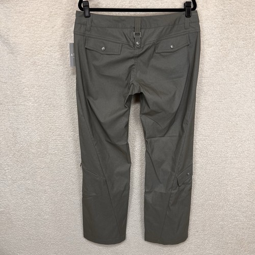 New Athleta Heathered Dipper Pants Women’s 14 Falcon Heather Bootcut Hiking - Picture 2 of 13