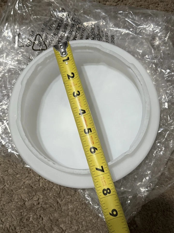 Glass Dome For Hampton Bay 52" Corwin Matte White 1007532507 - Image 3 of 4