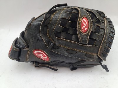 Rawlings Play Maker 12.5'' Baseball Glove RHT Black Leather Player Preferred Mitt