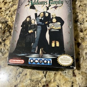 Nintendo NES The Addams Family *senza manuale* con poster RoboCop Wow look raro