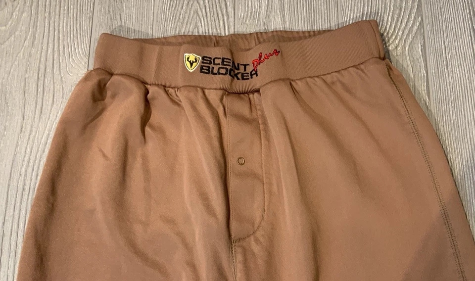 Scent Blocker Plus Pants Men’s M Brown ScenTek Base Layer Hunting #1284E - Image 4 of 4