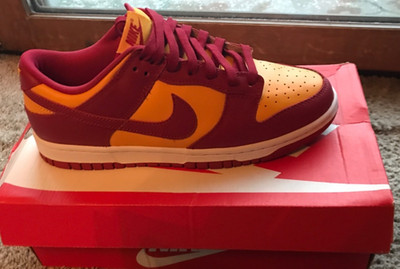 Size 8.5 - Nike Dunk Low USC - DD1391-701 used once w/extra laces need to sell 