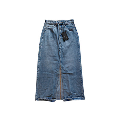 Vero Moda langer Jeansrock schlitz Frauen Blau Gr.S