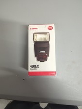 Canon Speedlite 420EX attacco universale Hot Shoe FLASH con scatola originale