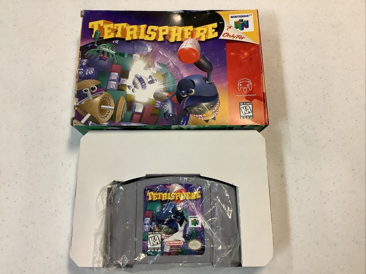 Tetrisphere (Nintendo 64, 1997) N64 With Original Box and