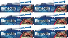 6 pack Paste Horse Dewormer Apple Flavor 6 DOSES EXPIRES Octuber 2027