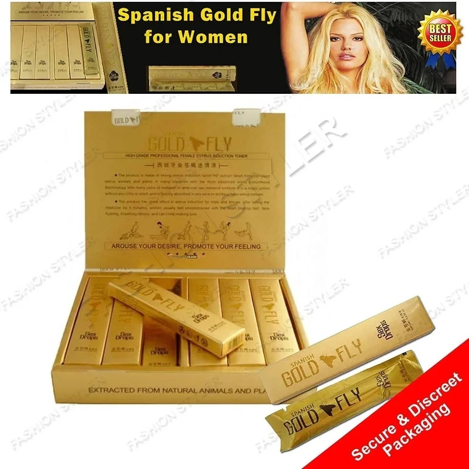 12 x Spanish Golden Fly for Women Spanische Fliege 5ml - Image 2 of 4