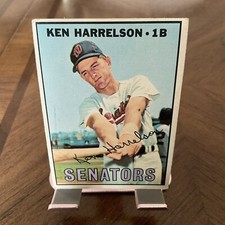 1967 Topps #188 Ken Harrelson Washington Senators