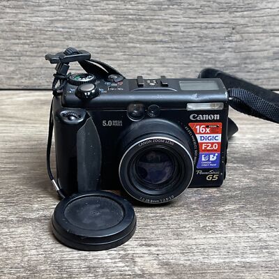 Canon PowerShot G5 Black 5.0MP 1.8