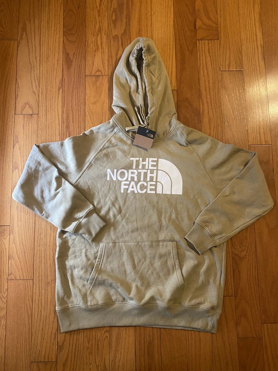 THE NORTH FACE Women s Half Dome Logo Hoodie Beige Size L MSRP 55 NWT