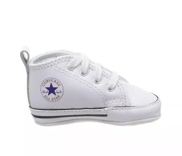 baby white converse