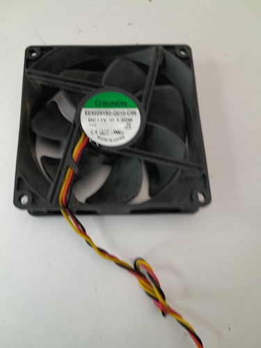 Sunon EE92251S2-Q010-C99 12V 3-Pin 92mm x 92mm x 25mm Rear Case Computer Cooling - Picture 2 of 4