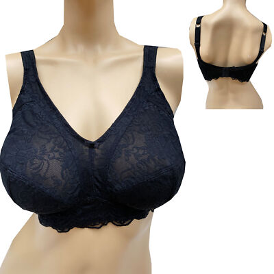 SASSA Damen Bügelloser BH 10609, Einfarbig Größe wählbar Schwarz NEU