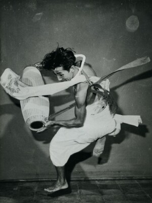 Frankreich Manipuri traditionelle Tänzerin altes Foto 1960 #4