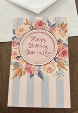 Birthday Sister In Law Celebrate Colorful 5'x7.75" Stockwell Greeting Card