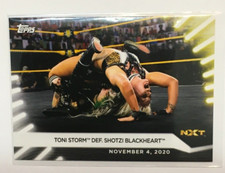 Toni Storm #91 WWE NXT Topps 2021 Women's Division Wrestling Trading Card.