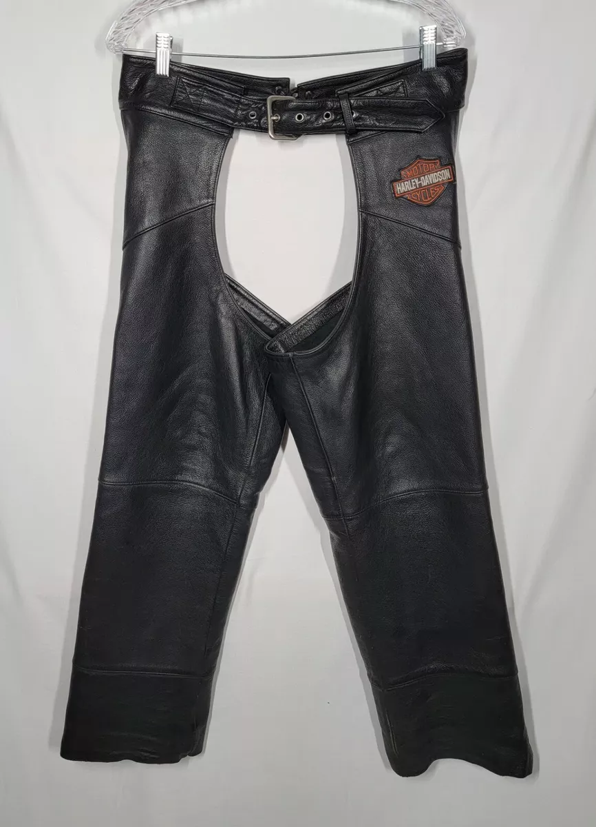 Harley davidson hotsell leather chaps ebay