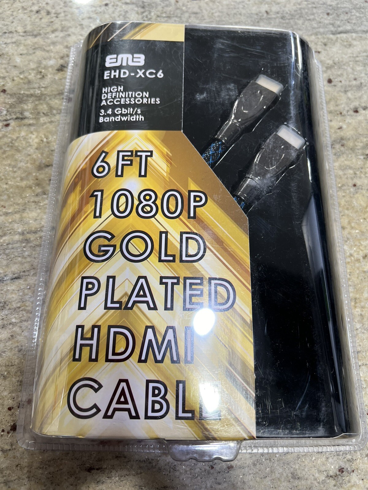 HDMI Cable Gold Plated 6 Feet-image