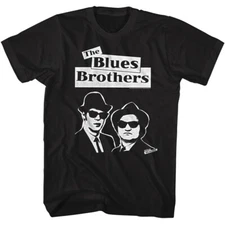The Blues Brothers Movie Outline Drawing Elwwod & Jake Men's T Shirt 