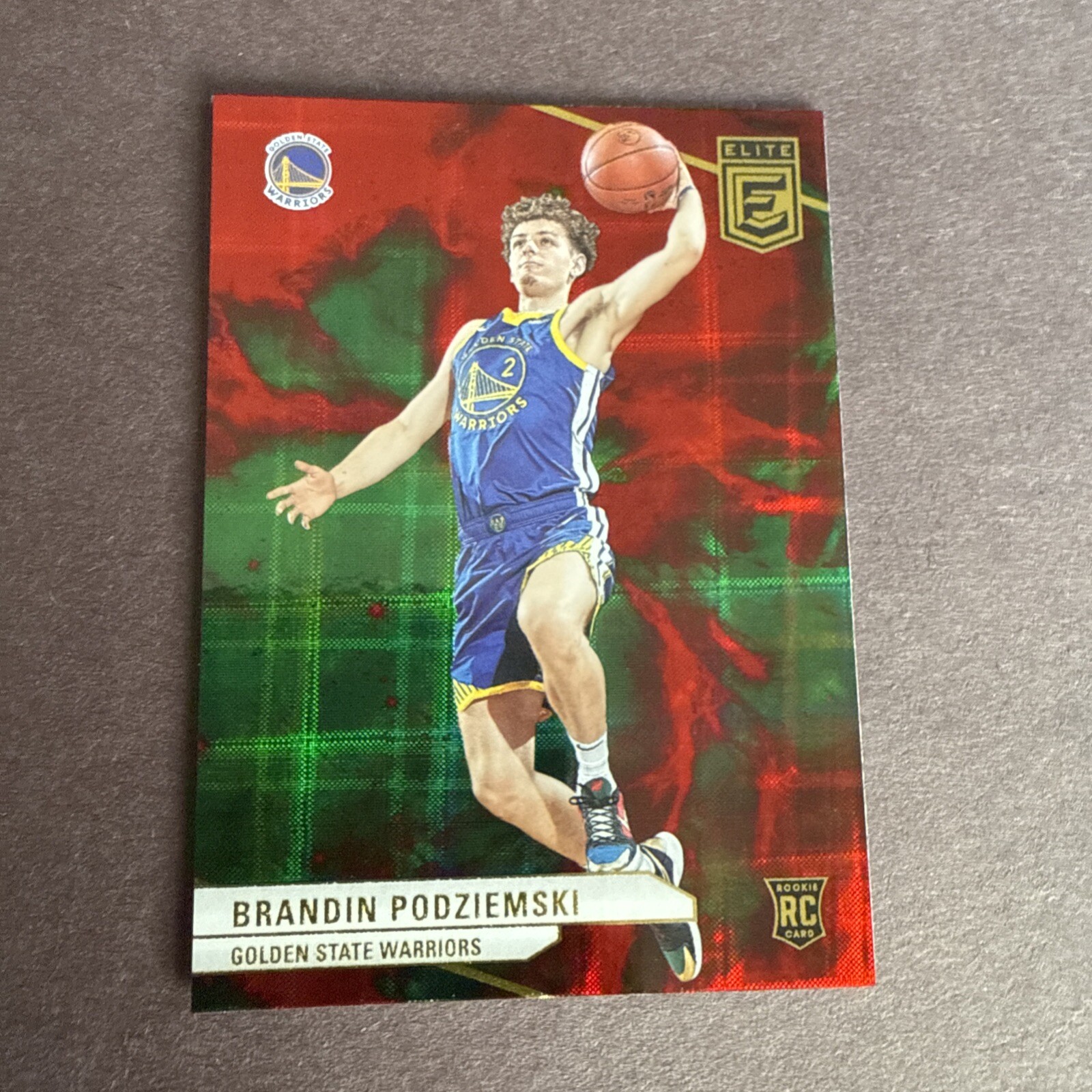 2023-24 Donruss Elite BRANDIN PODZIEMSKI - International Red Green #208 RC