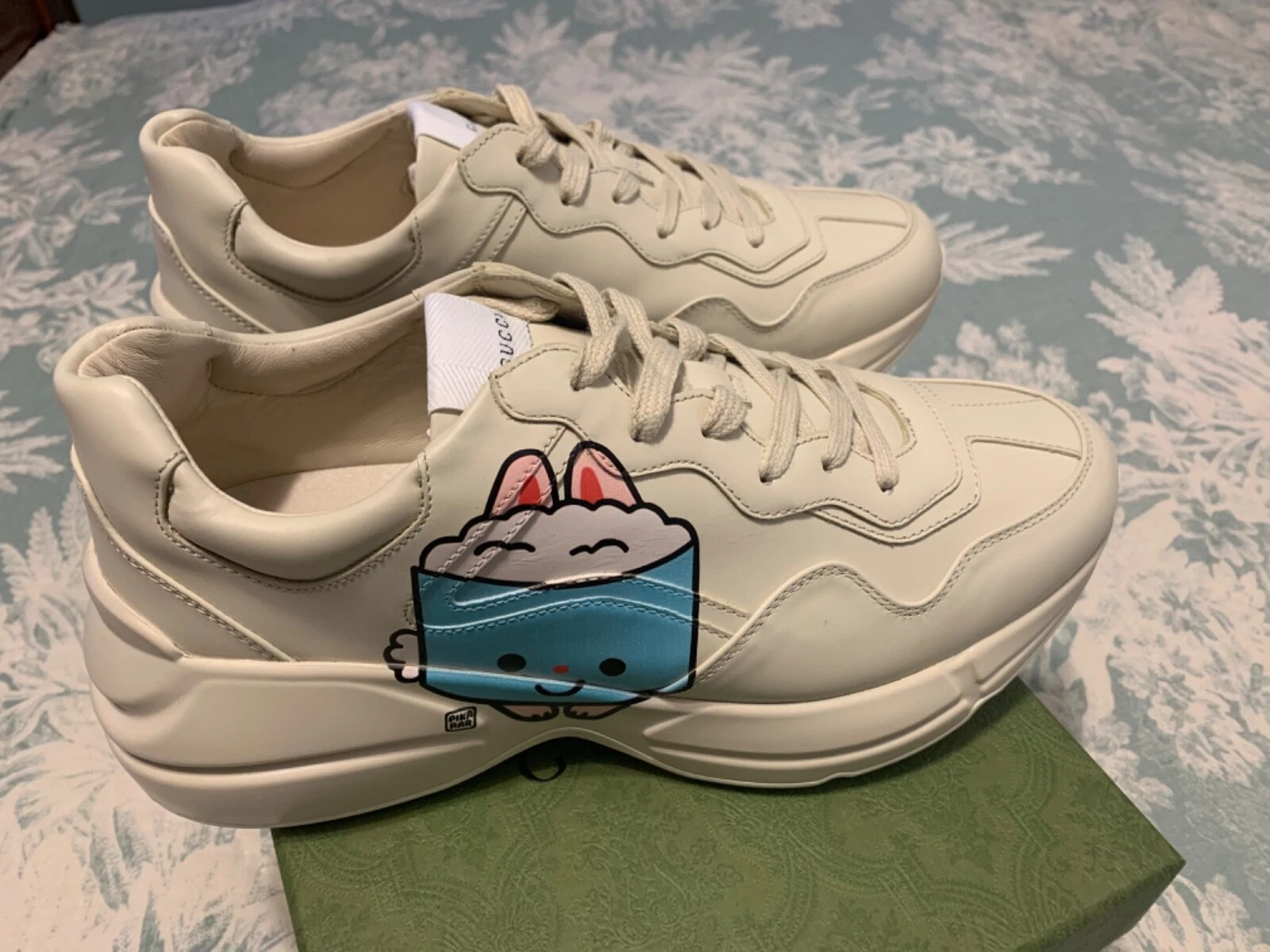 Baskets ivoiriennes imprimées animal Gucci Rhyton Apollo taille 40 US10 NEUVES DANS LEUR BOÎTE 1 050,