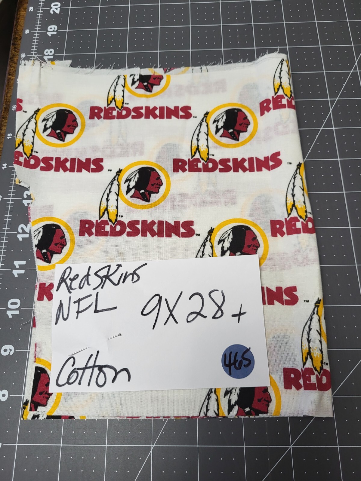 Washington Redskins cotton fabric eBay