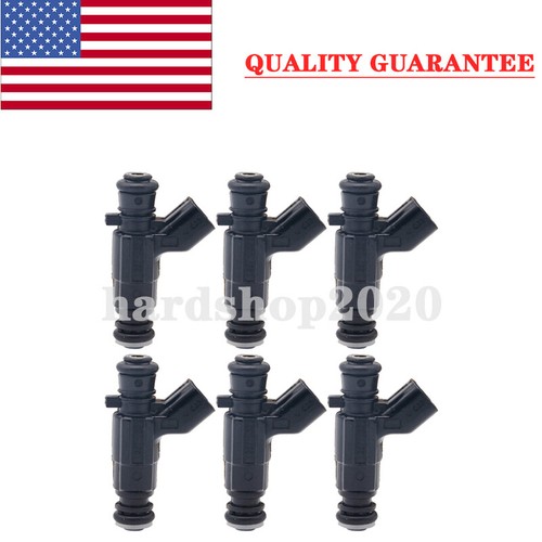 6Pcs 0280156131 Fuel Injectors For 2004-2008 Cadillac CTS SRX 3.6L V6 12571159