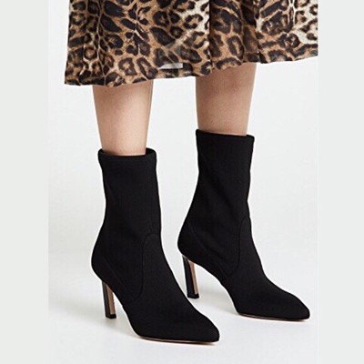 stuart weitzman rapture 75mm knit sock bootie