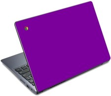 PURPLE Vinyl Lid Skin Cover Decal fits Acer Chromebook C720