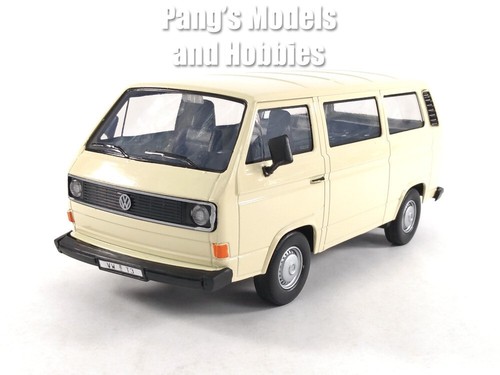Volkswagen VW T3 - Type 2 Bus Van 1/24 Scale Diecast Model - Motormax - WHITE - Picture 4 of 13