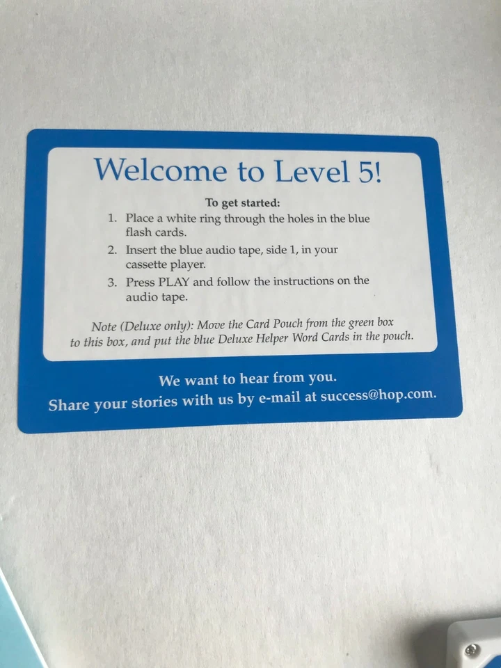 OpenBox Hooked On Phonics Learn to Read Level 5 Cassette Tapes Flash Cards Books - Image 3 of 4