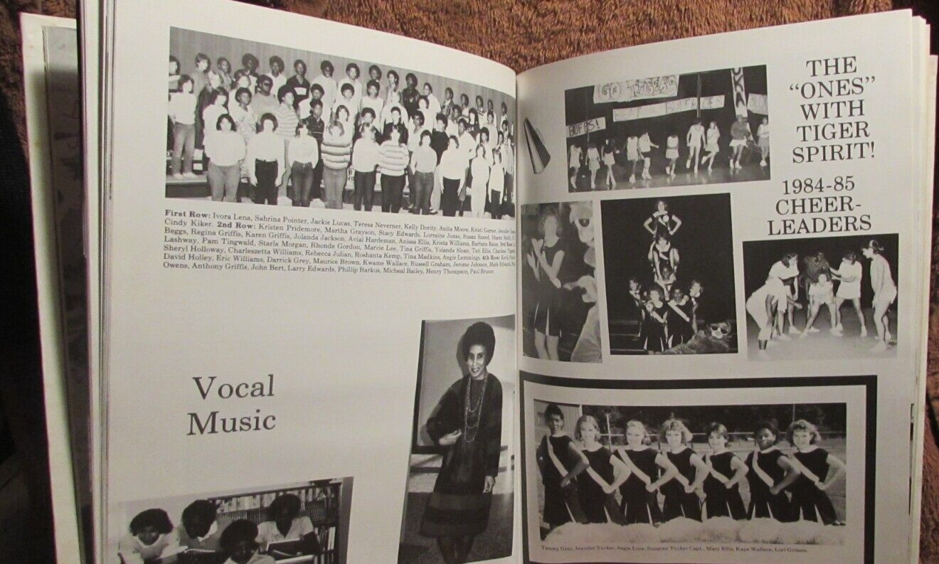 1985 Wewoka High School Yearbook Wewoka Oklahoma The Tiger eBay